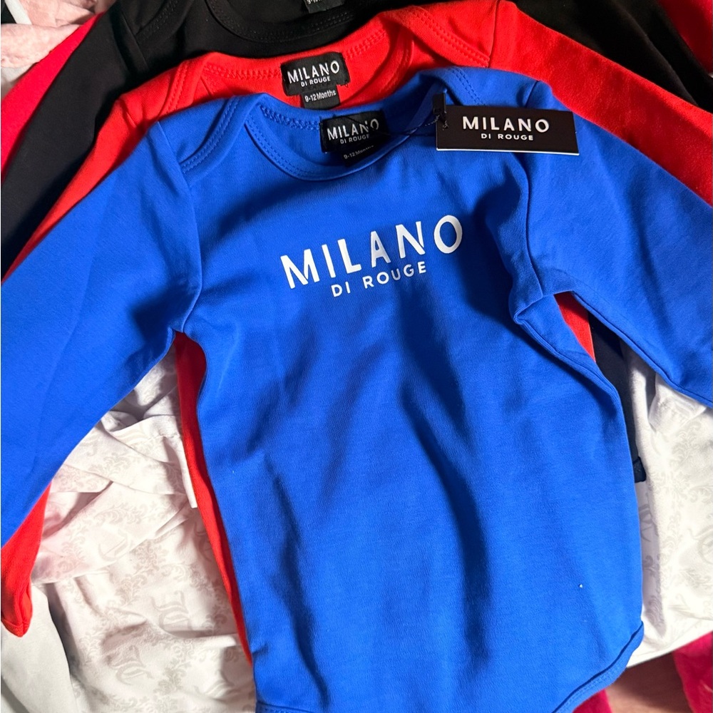 Milano Di Rouge Kids One Piece Set - Red, Blue, Black, orange